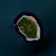 The corals around the Fiji island of Nayau.